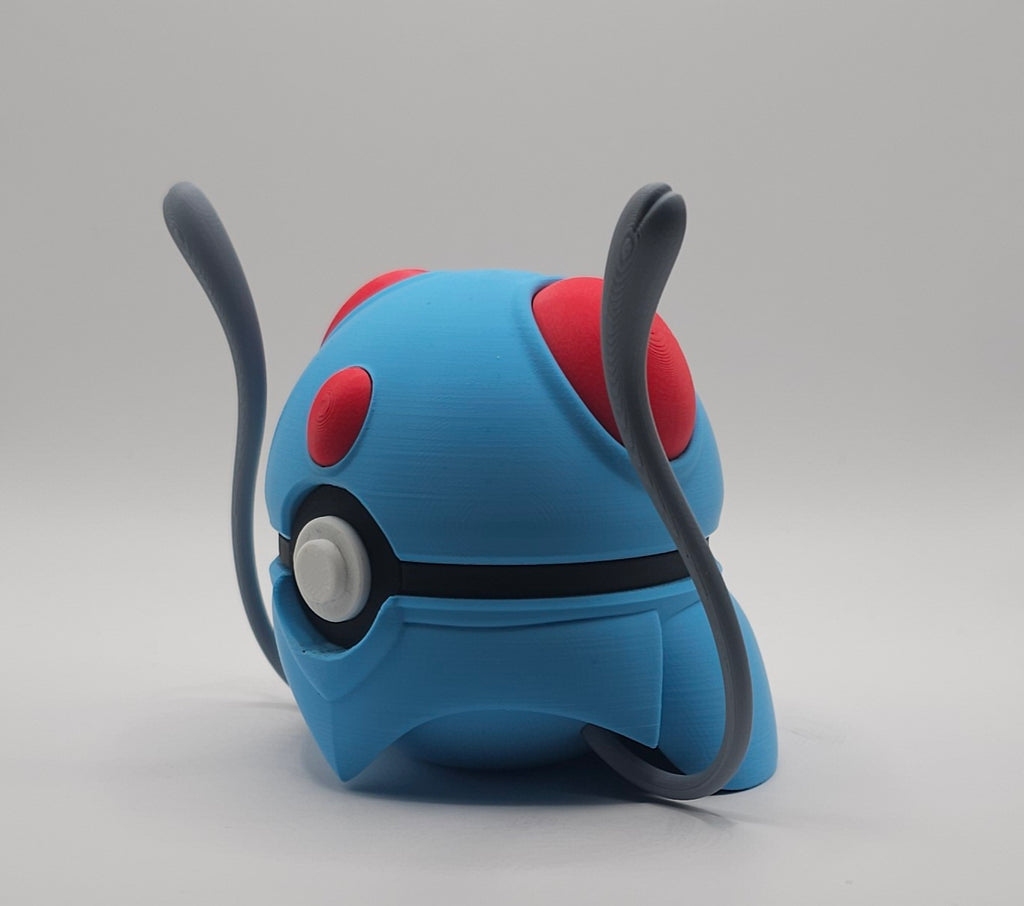 Pokemon Character Design- 3D Printed Pokeball- Tentacool- Unique Display Collectible