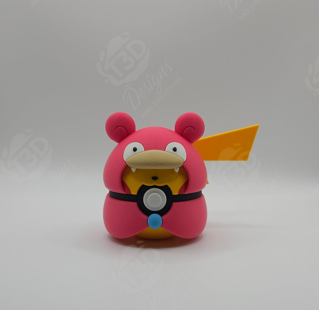 Pikachu Poncho- Slowpoke & Mega Slowbro