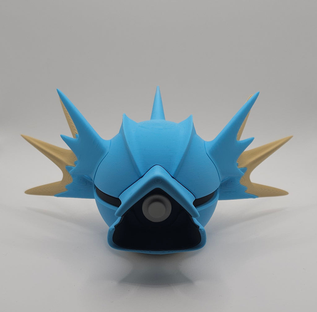 Pokemon Character Design- 3D Printed Pokeball- Seadra- Unique Display Collectible