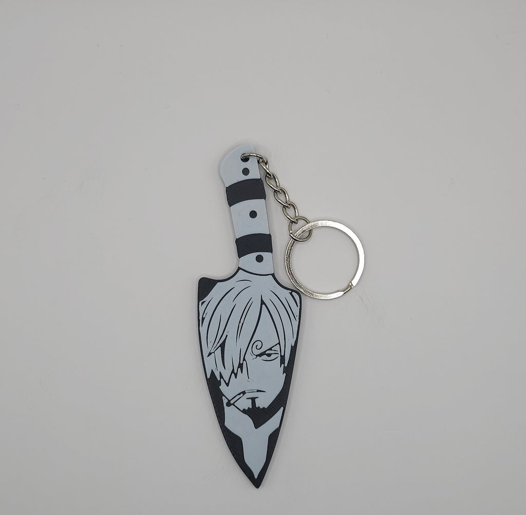 One Piece Character Inspired- 3D Printed Dagger Style Keychain- Unique Fan Art Collectible