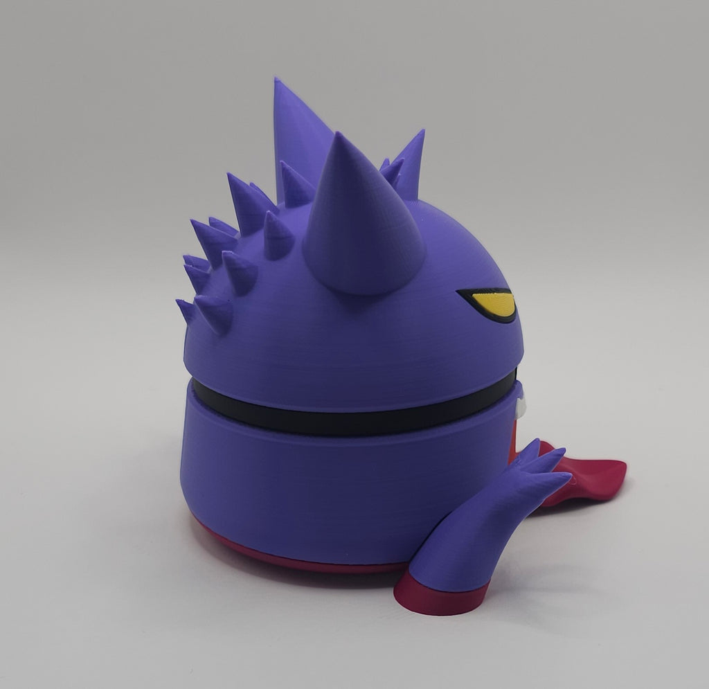 Gigantamax Gengar- Pokemon Character Design- 3D Printed Unique Display Collectible