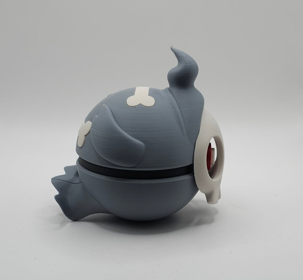 Pokemon Character Design- 3D Printed Pokeball- Duskull- Unique Display Collectible