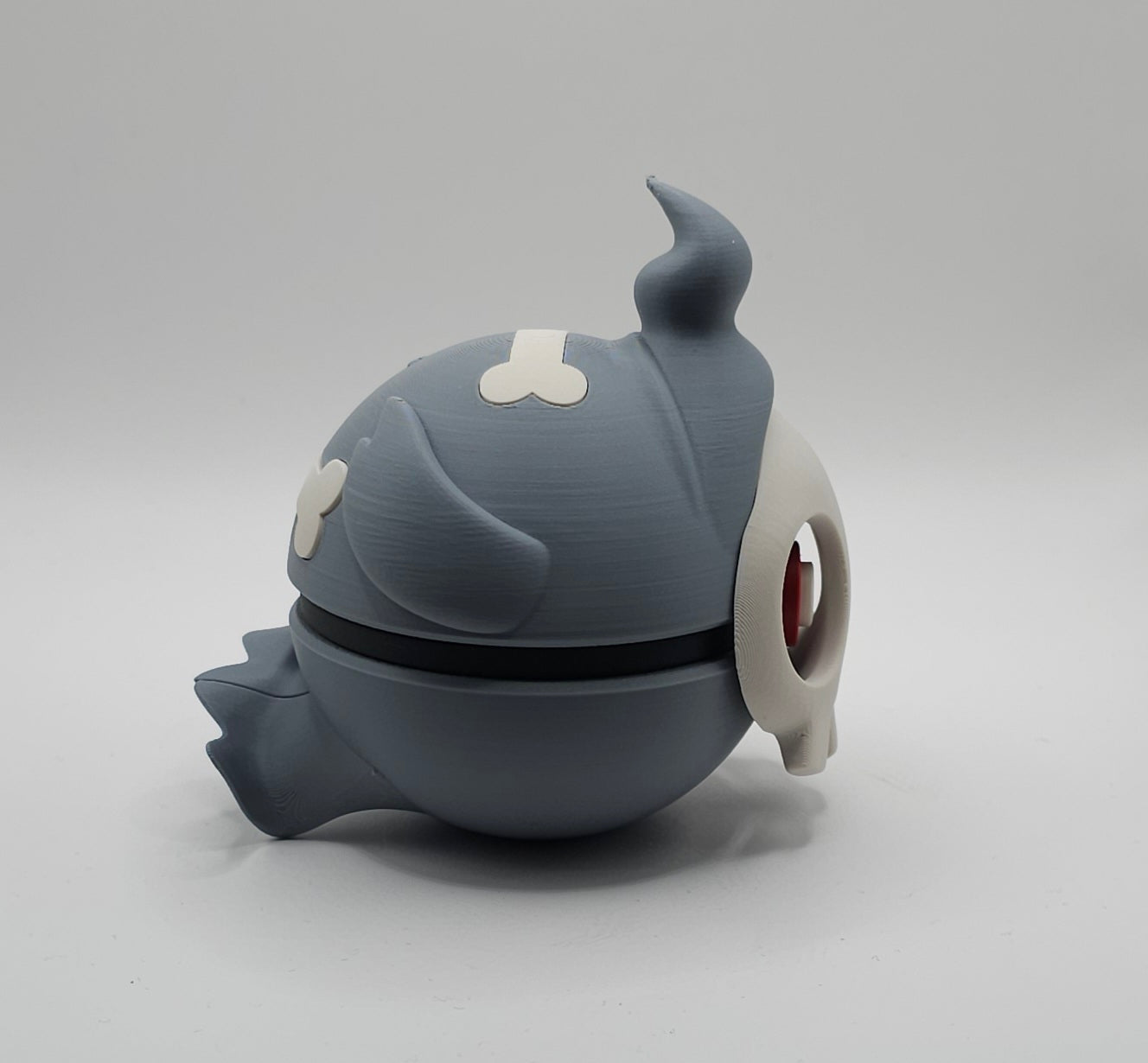 Pokemon Character Design- 3D Printed Pokeball- Duskull- Unique Display Collectible