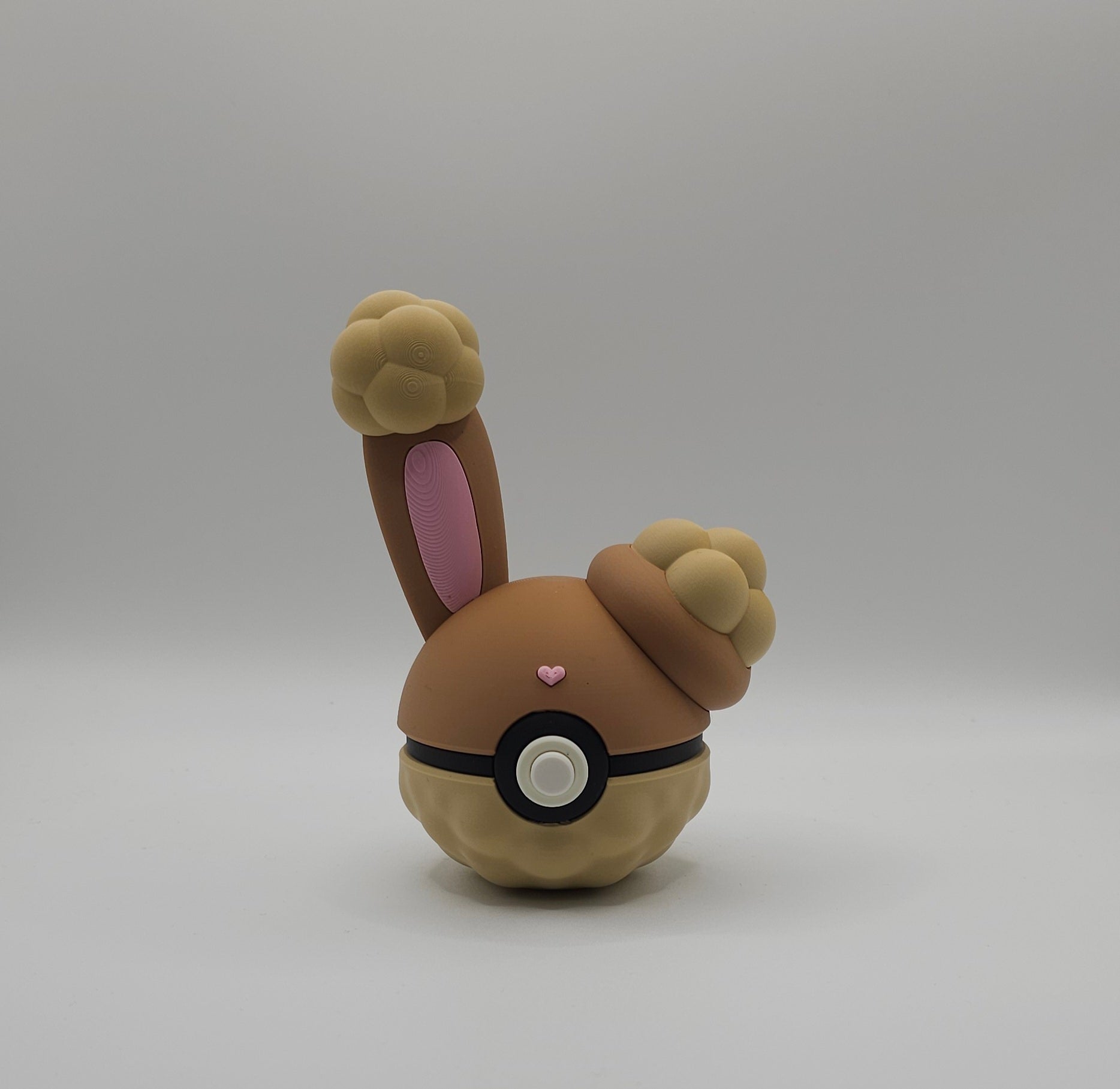 Pokemon Character Design- 3D Printed Pokeball- Buneary- Unique Display Collectible