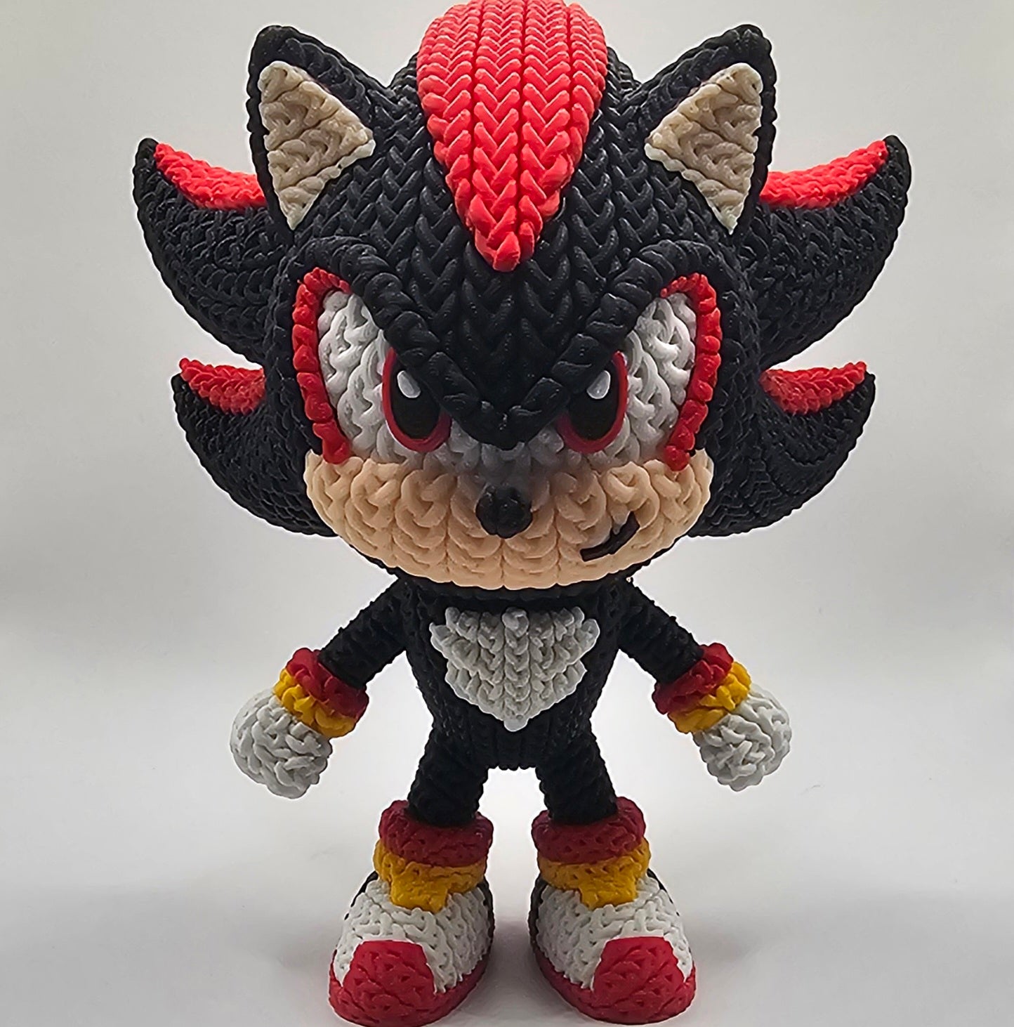 Sonic & Friends- 3D Printed Knitted Design Figures- Unique Display Fan Art Collectibles