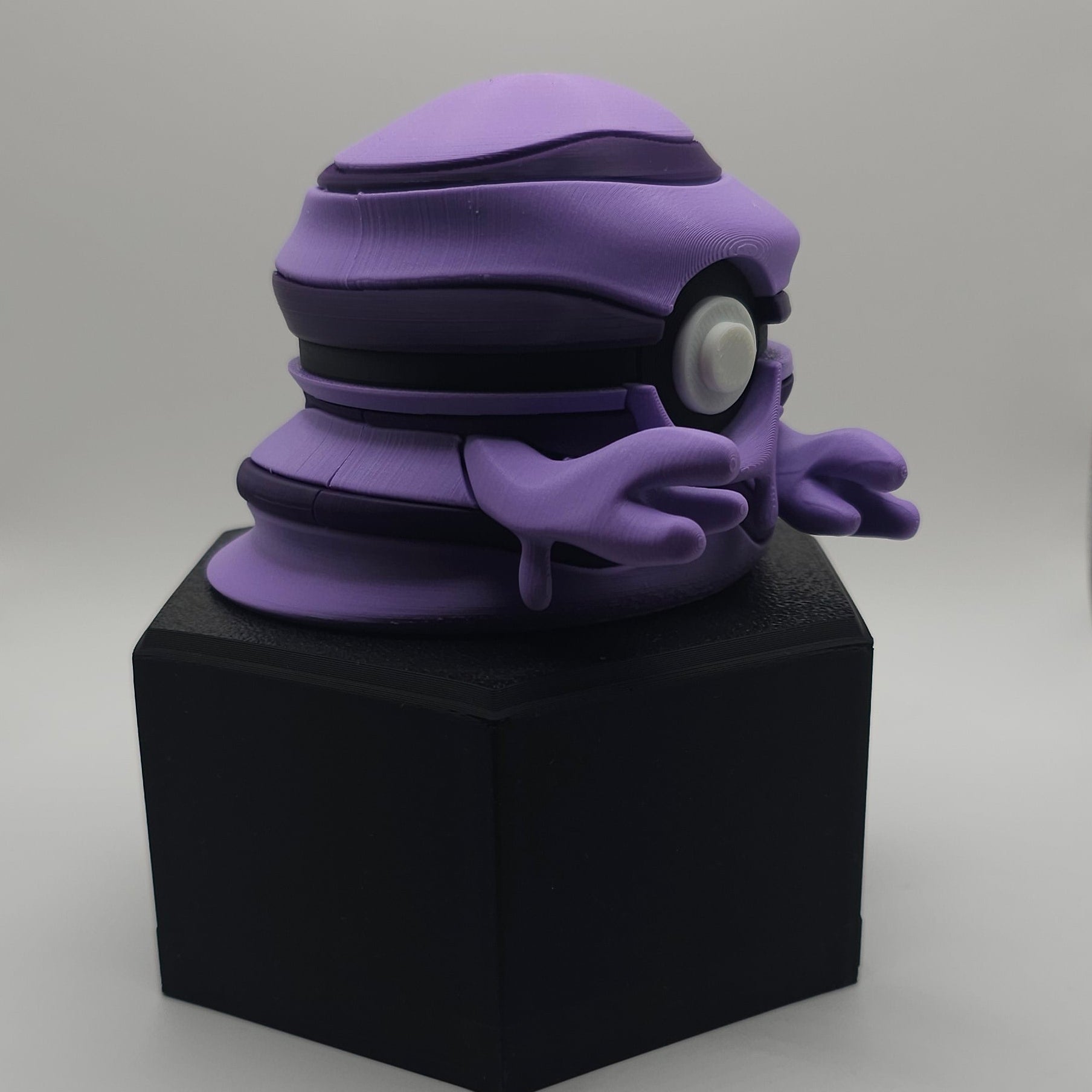 Pokemon Character Design- 3D Printed Pokeball- Grimer- Unique Display Collectible