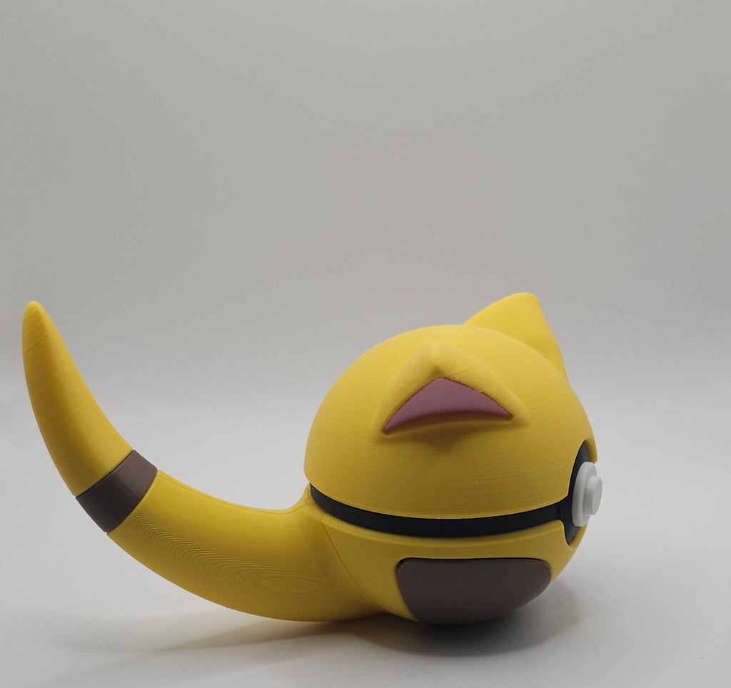 Pokemon Character Design - 3D Printed Pokeball - Abra - Unique Display Collectible
