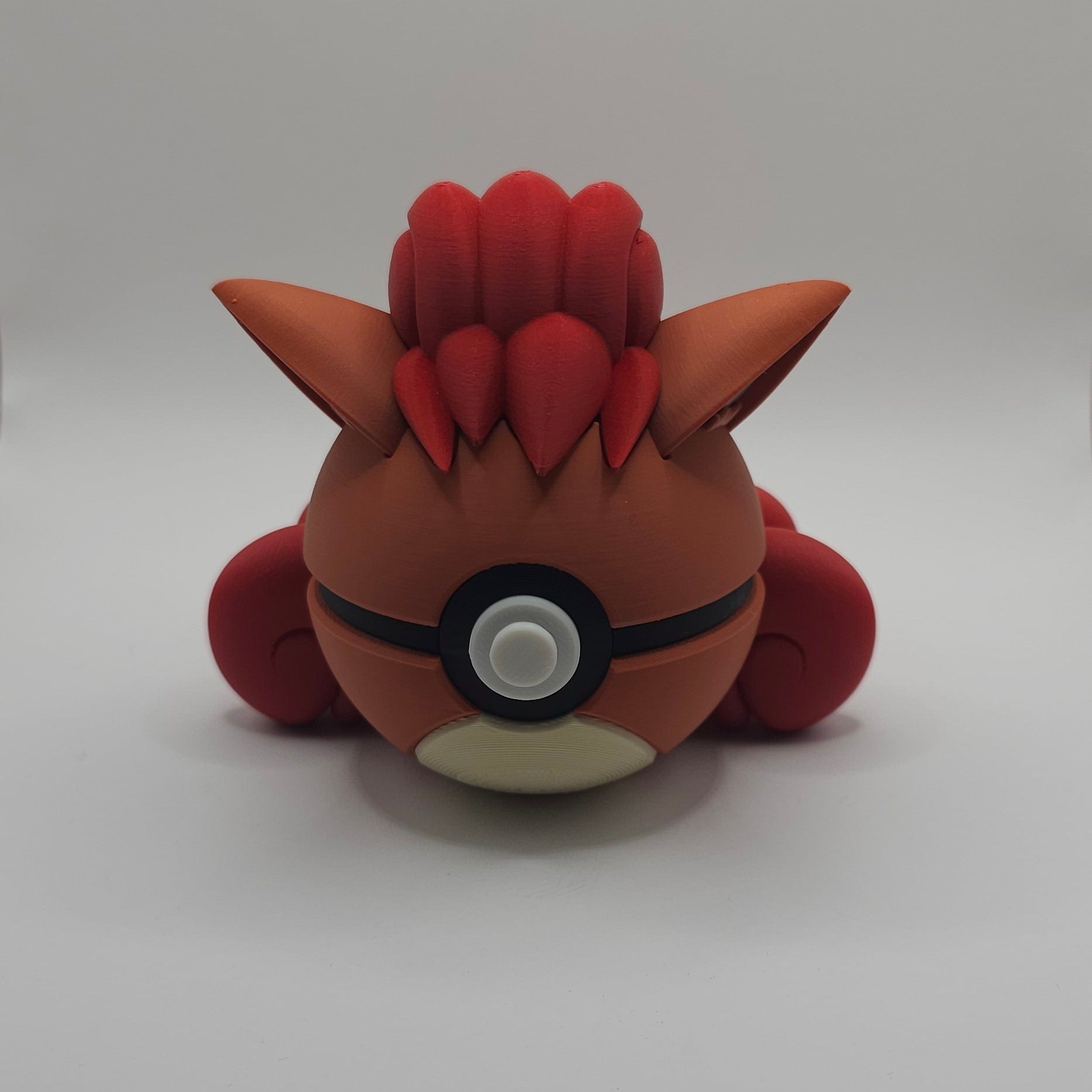 Pokemon Character Design 3D Printed Pokeball - Vulpix - Unique Display Collectible