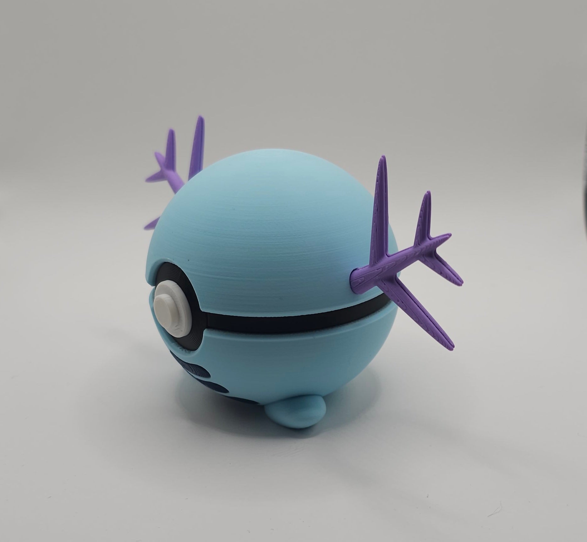 Pokemon Character Design - 3D Printed Pokeball - Wooper - Unique Display Collectible