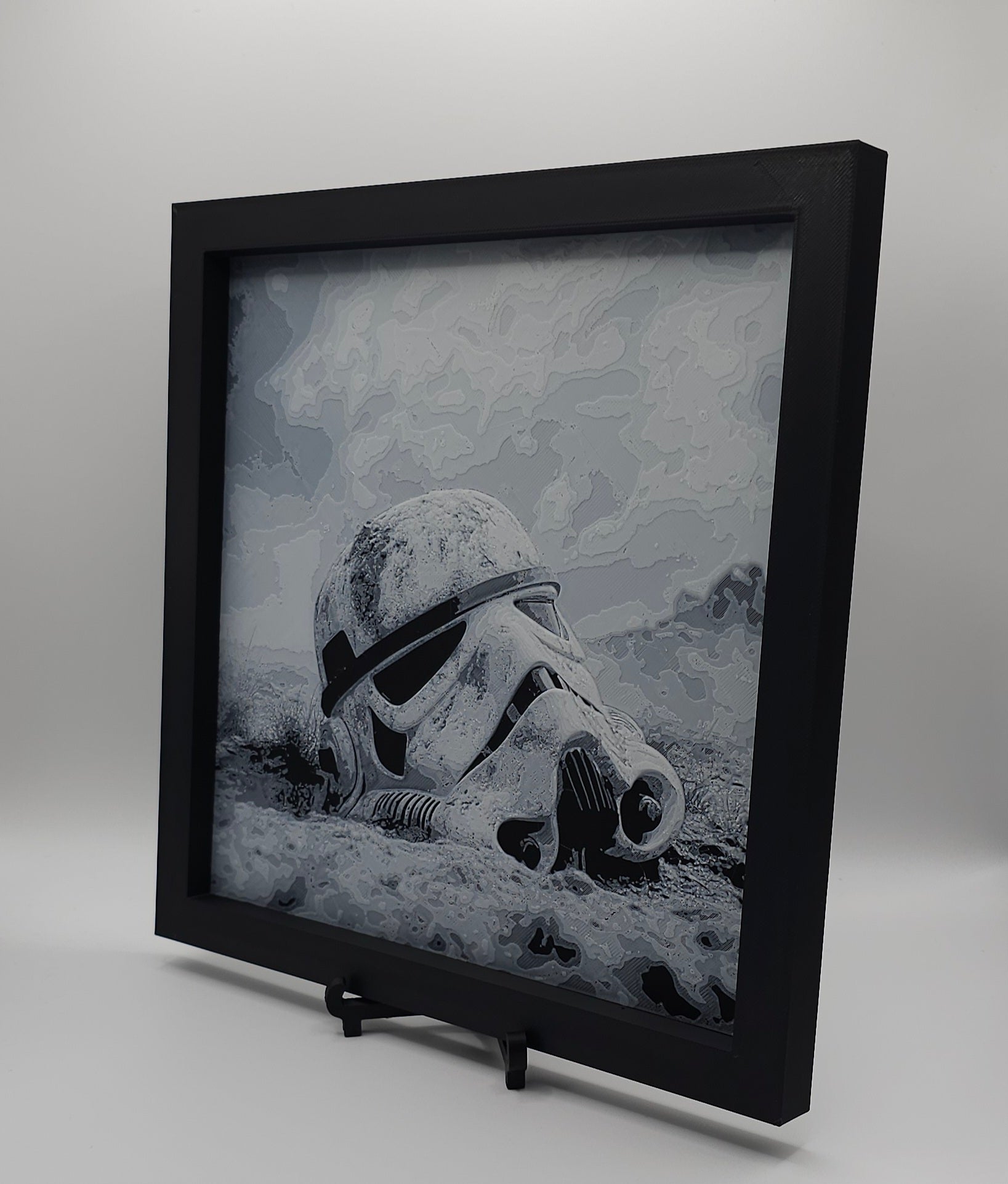Sci-Fi Inspired Design HueForge- 3D Printed Wall Art- Unique Display Collectible