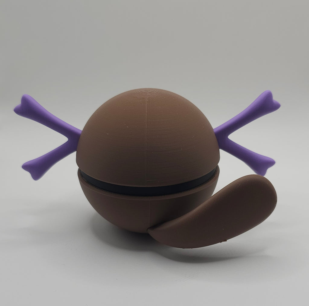 Pokemon Character Design- 3D Printed Pokeball- Paldean Wooper- Unique Display Collectible