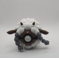 Pokemon Character Design - 3D Printed Pokeball - Wooloo - Unique Display Collectible