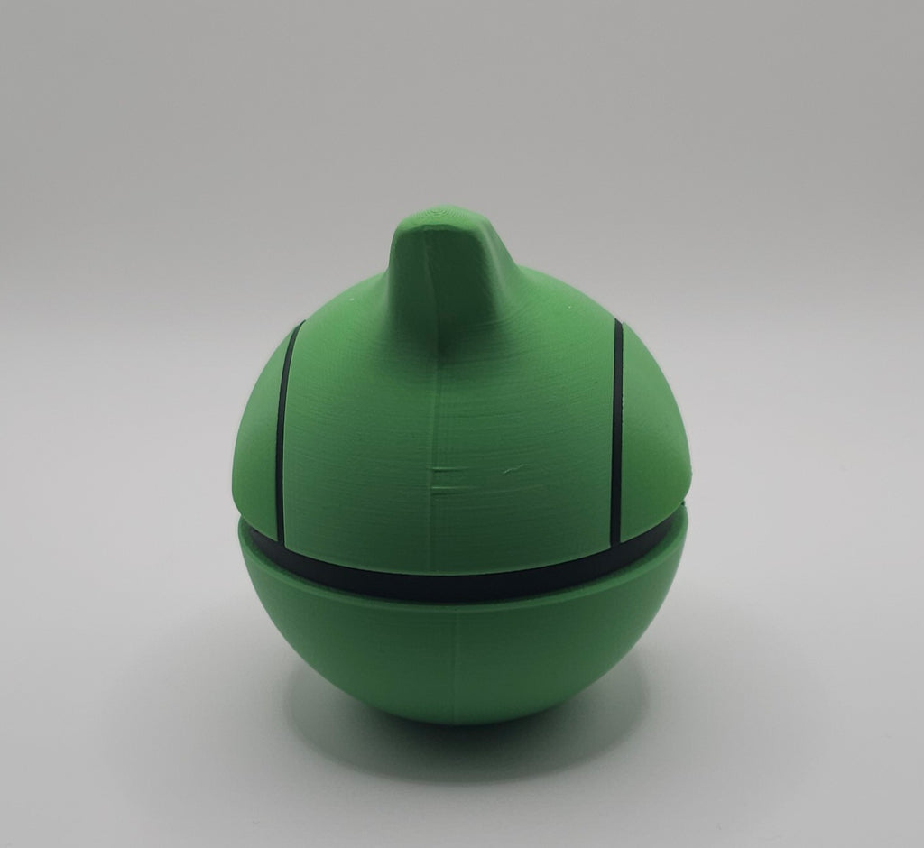 Pokemon Character Design - 3D Printed Pokeball - Metapod - Unique Display Collectible