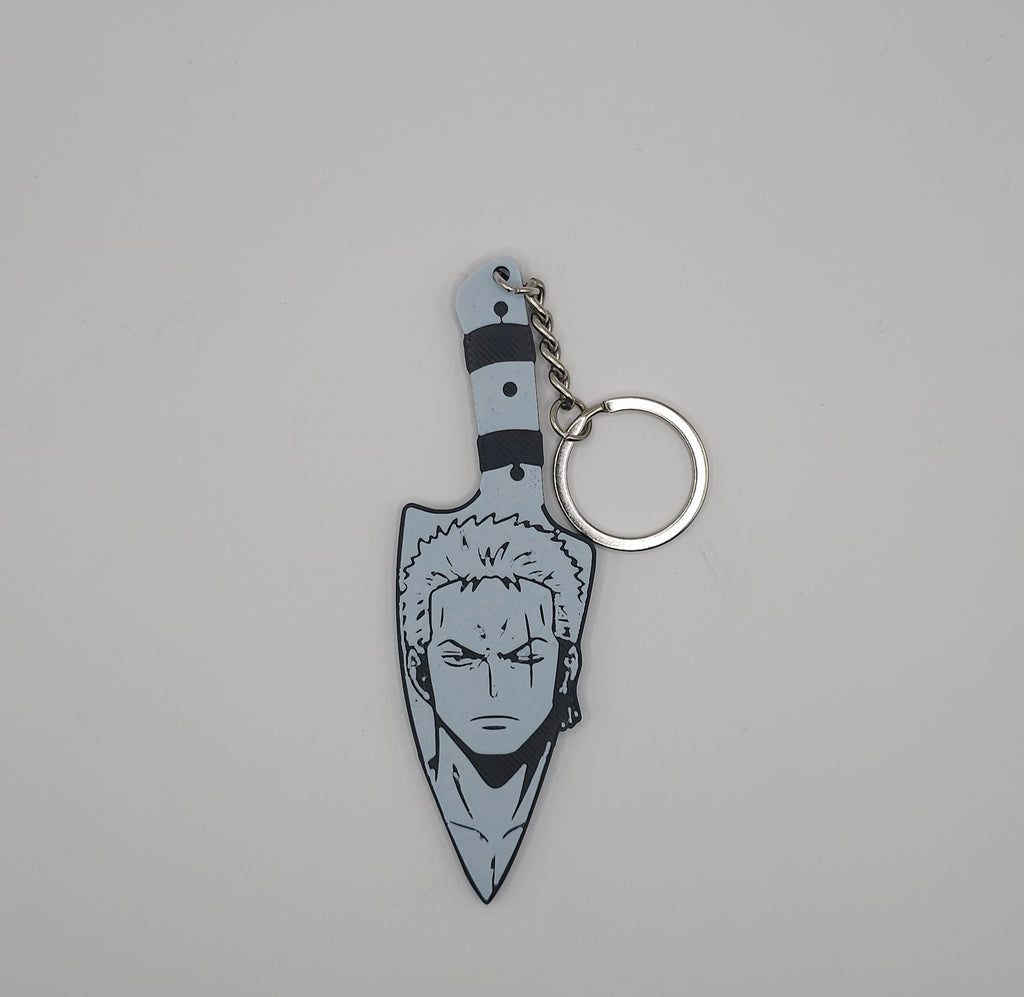 One Piece Character Inspired- 3D Printed Dagger Style Keychain- Unique Fan Art Collectible
