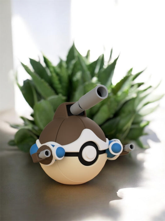 Pokemon Character Design - 3D Printed Pokeball - Mega Blastoise - Unique Display Collectible