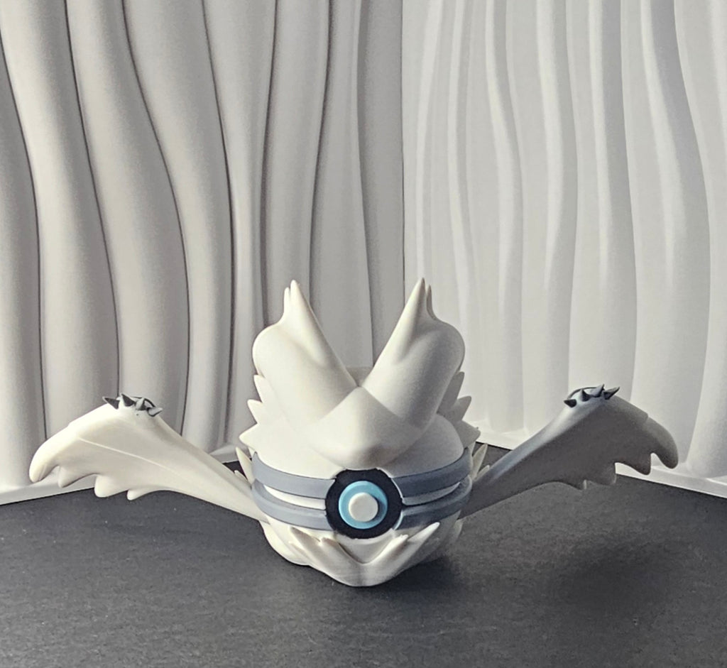 Pokemon Character Design- 3D Printed Pokeball- Reshiram- Unique Display Collectible