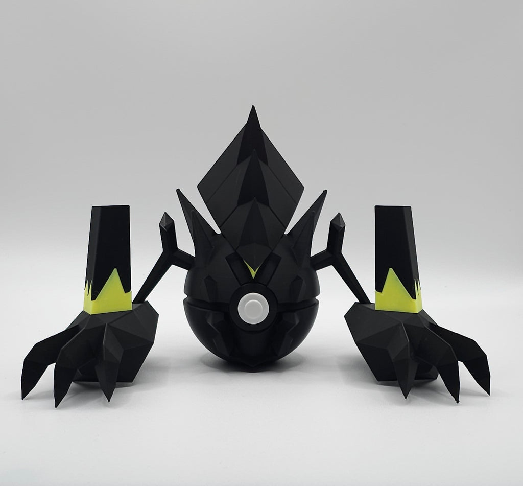 Pokemon Character Design- 3D Printed Pokeball- Necrozma- Unique Display Collectible