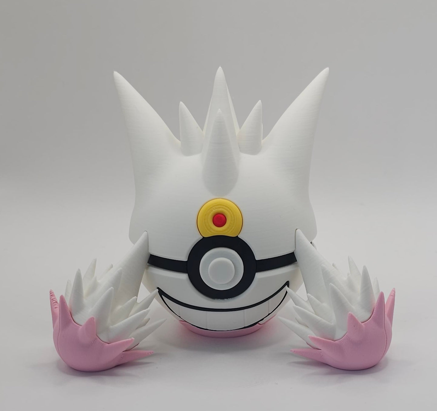 Pokemon Character Design- 3D Printed Pokeball- Mega Gengar - Unique Display Collectible