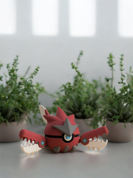 Pokemon Character Design- 3D Printed Pokeball- Mega Scizor- Unique Display Collectible