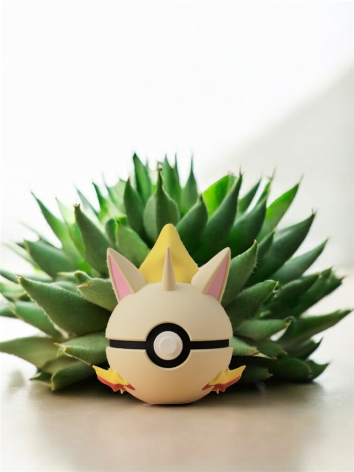 Pokemon Character Design- 3D Printed Pokeball- Rapidash- Unique Display Collectible