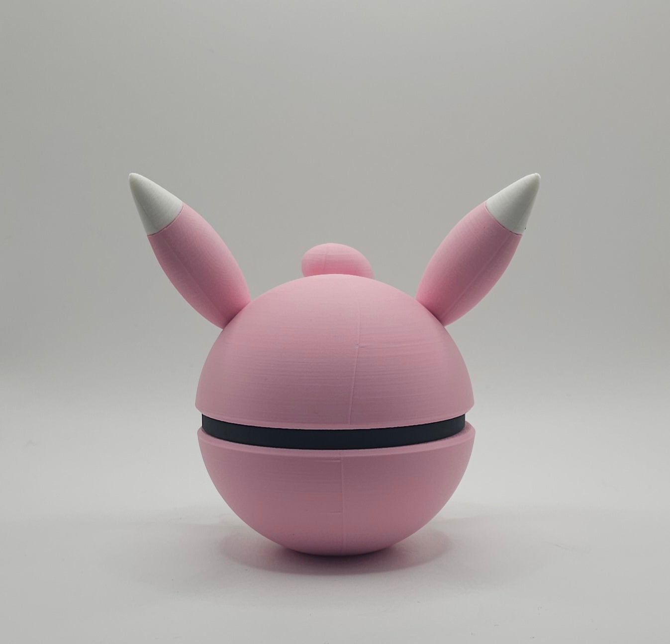Pokemon Character Design - 3D Printed Pokeball - Wigglytuff - Unique Display Collectible