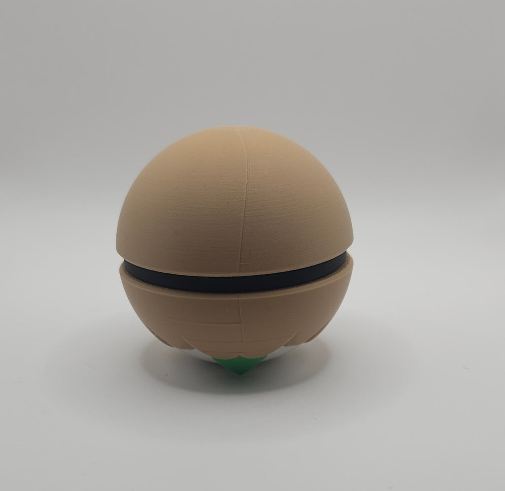 Pokemon Character Design- 3D Printed Pokeball- Rowlett- Unique Display Collectible