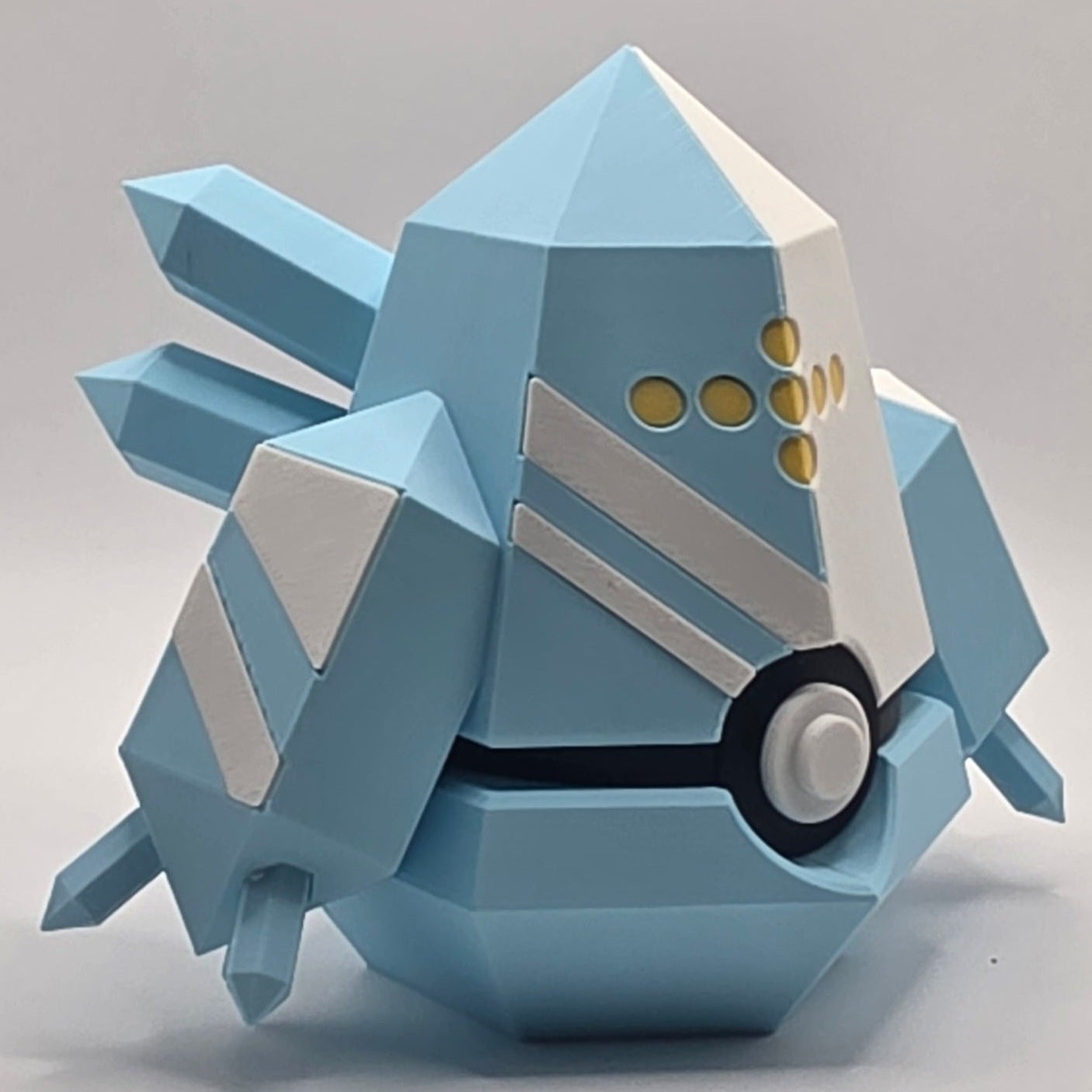 Pokemon Character Design- 3D Printed Pokeball- Regice- Unique Display Fan Art Collectible