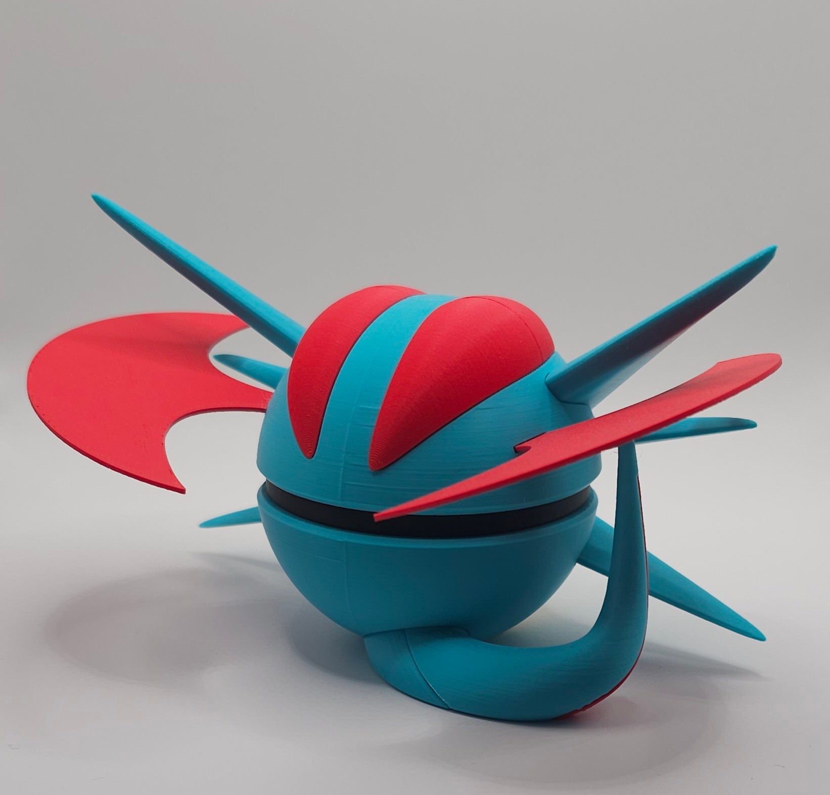 Pokemon Character Design- 3D Printed Pokeball- Salamence- Unique Display Collectible