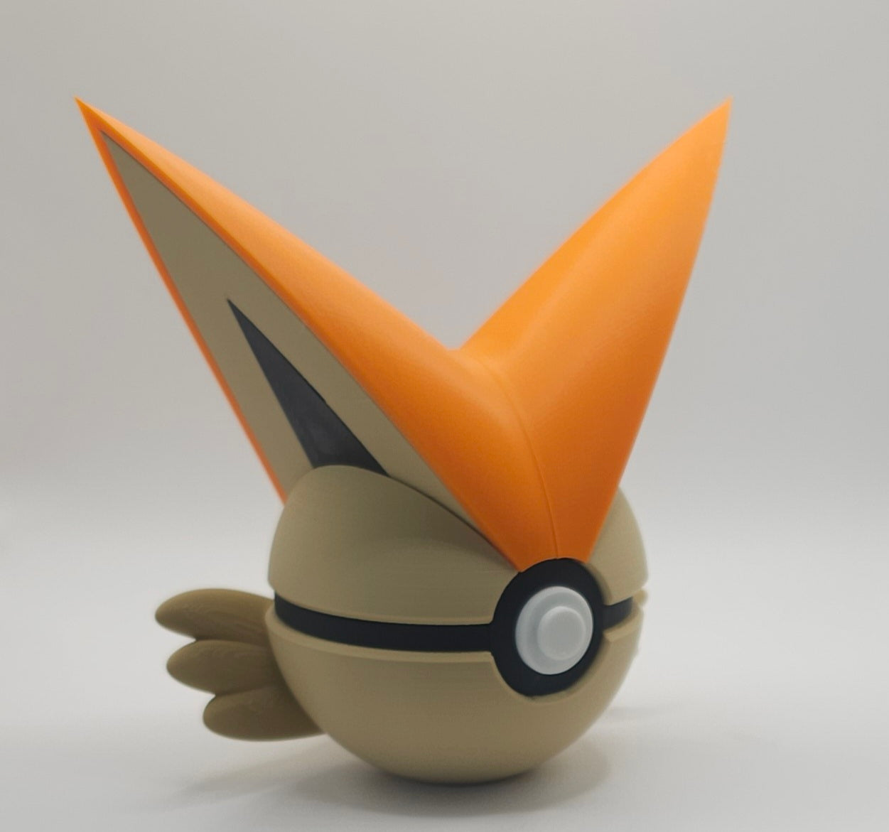 Pokemon Character Design- 3D Printed Pokeball- Victini- Unique Display Collectible