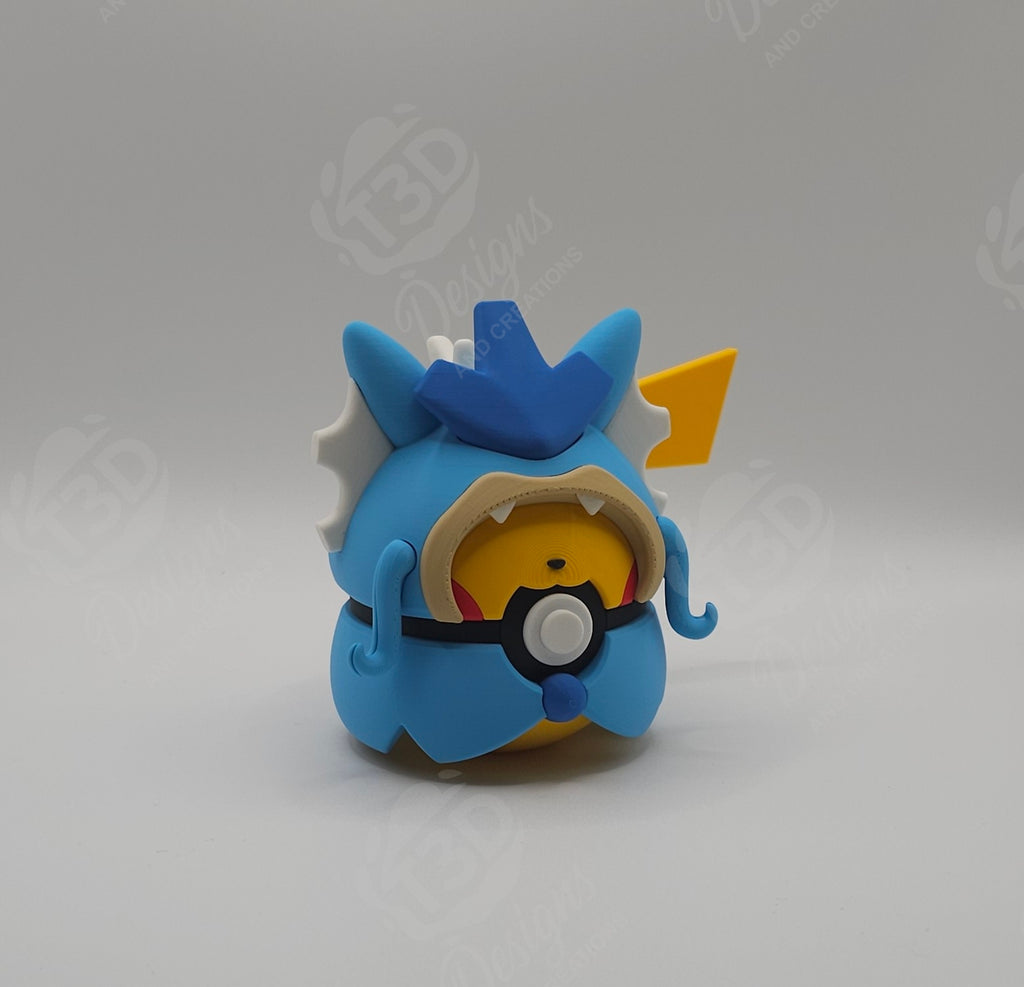 Pikachu Poncho- Magikarp & Gyarados