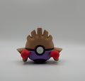 Pokemon Character Design- 3D Printed Pokeball- Hitmonchan- Unique Display Collectible