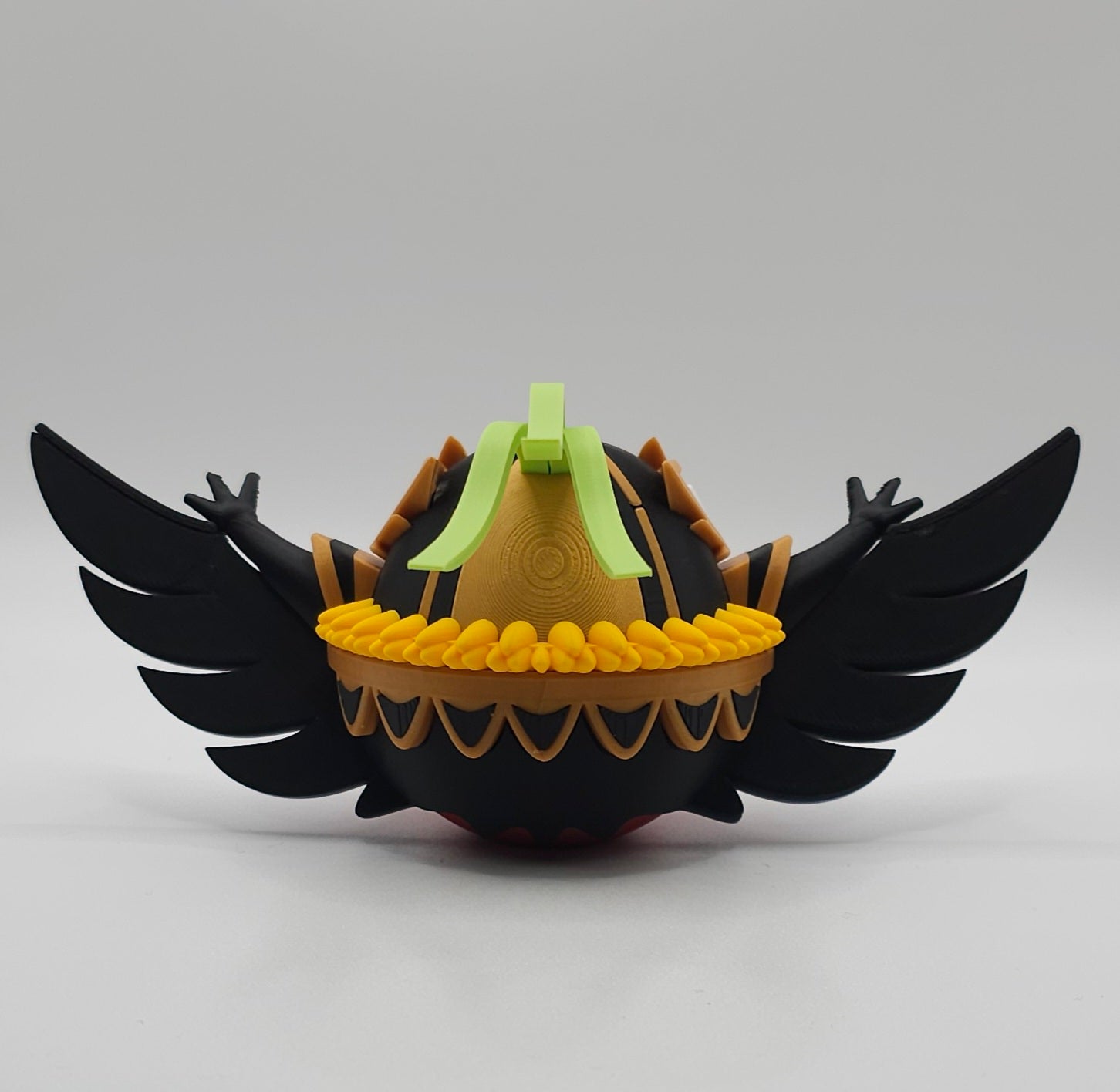 Pokemon Character Design- 3D Printed Pokeball- Mega Hawlucha- Unique Display Collectible