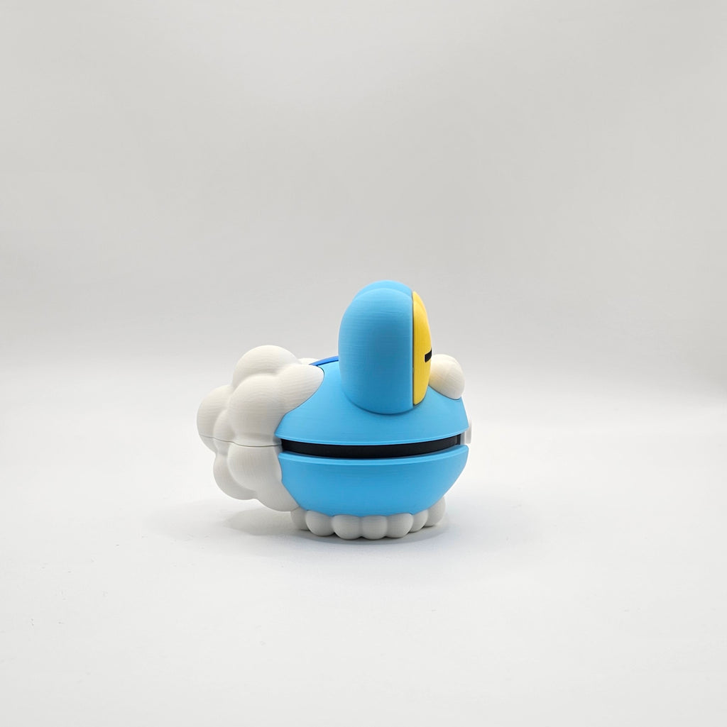 Pokemon Character Design- 3D Printed Pokeball- Froakie- Unique Display Collectible