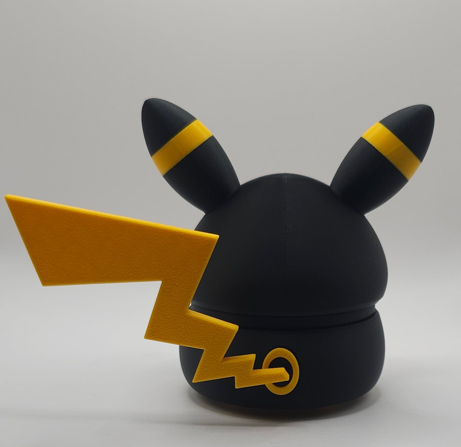 Pokemon Pikachu-Umbreon Poncho Design- 3D Printed Pokeball- Unique Display Fan Art Collectible