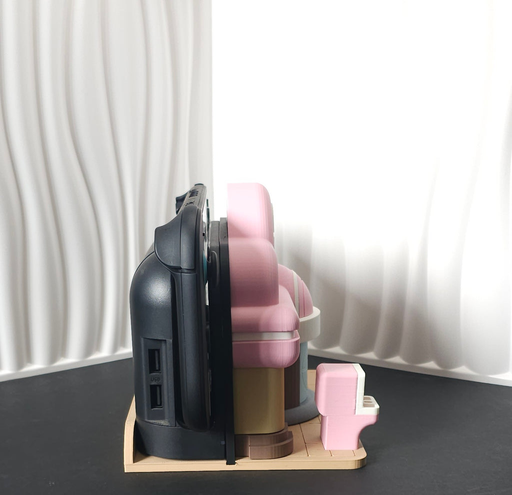 Pokopia Switch Dock- 3D Printed- Unique Display Fan Art Collectible