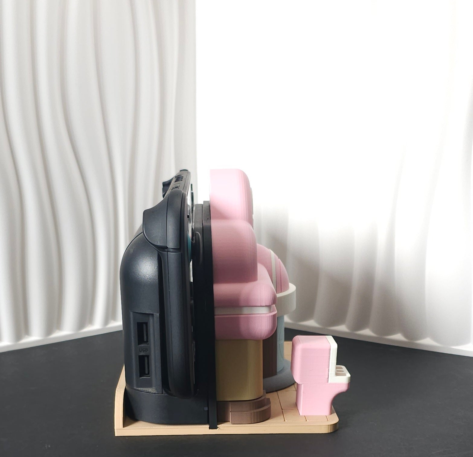 Pokopia Switch Dock- 3D Printed- Unique Display Fan Art Collectible
