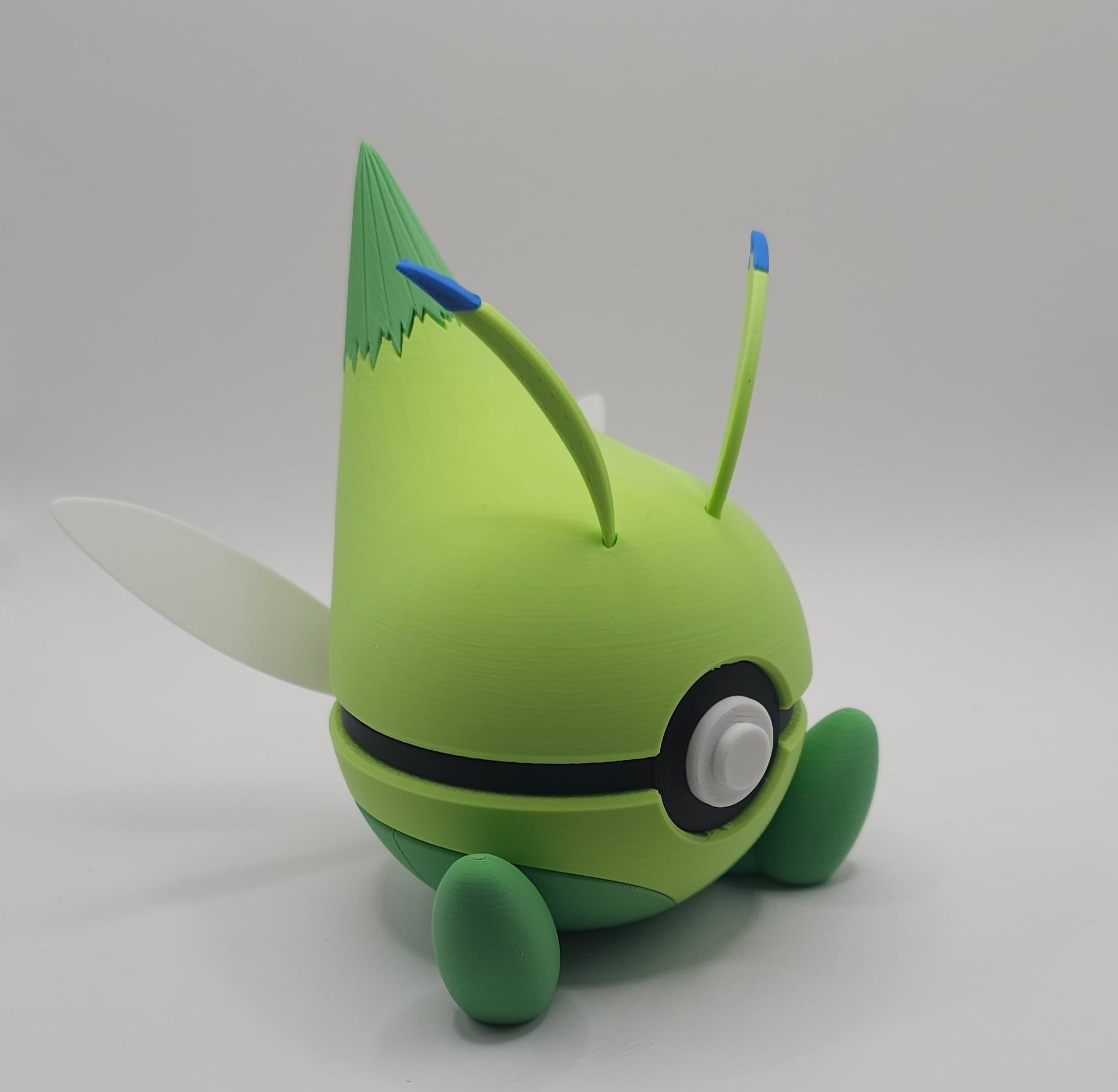 Pokemon Character Design 3D Printed Pokeball - Celebi - Unique Display Collectible