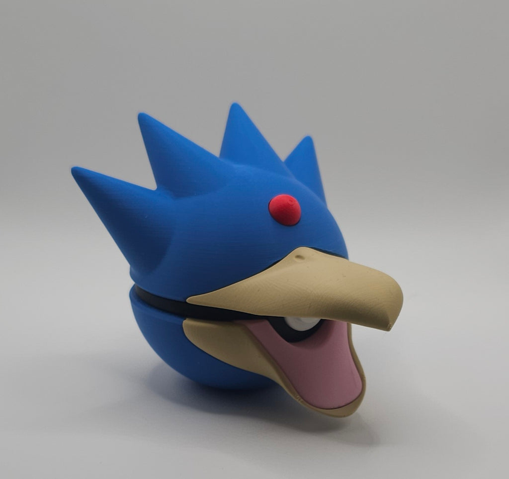 Pokemon Character Design - 3D Printed Pokeball - Golduck - Unique Display Collectible