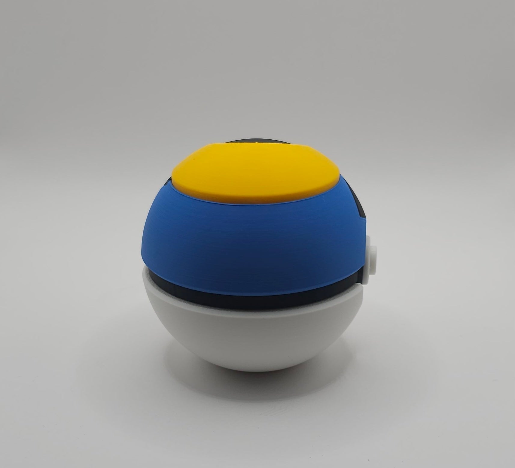 Pokemon 3D Printed Pokeball- Moon Ball Design- Unique Fan Art Collectible