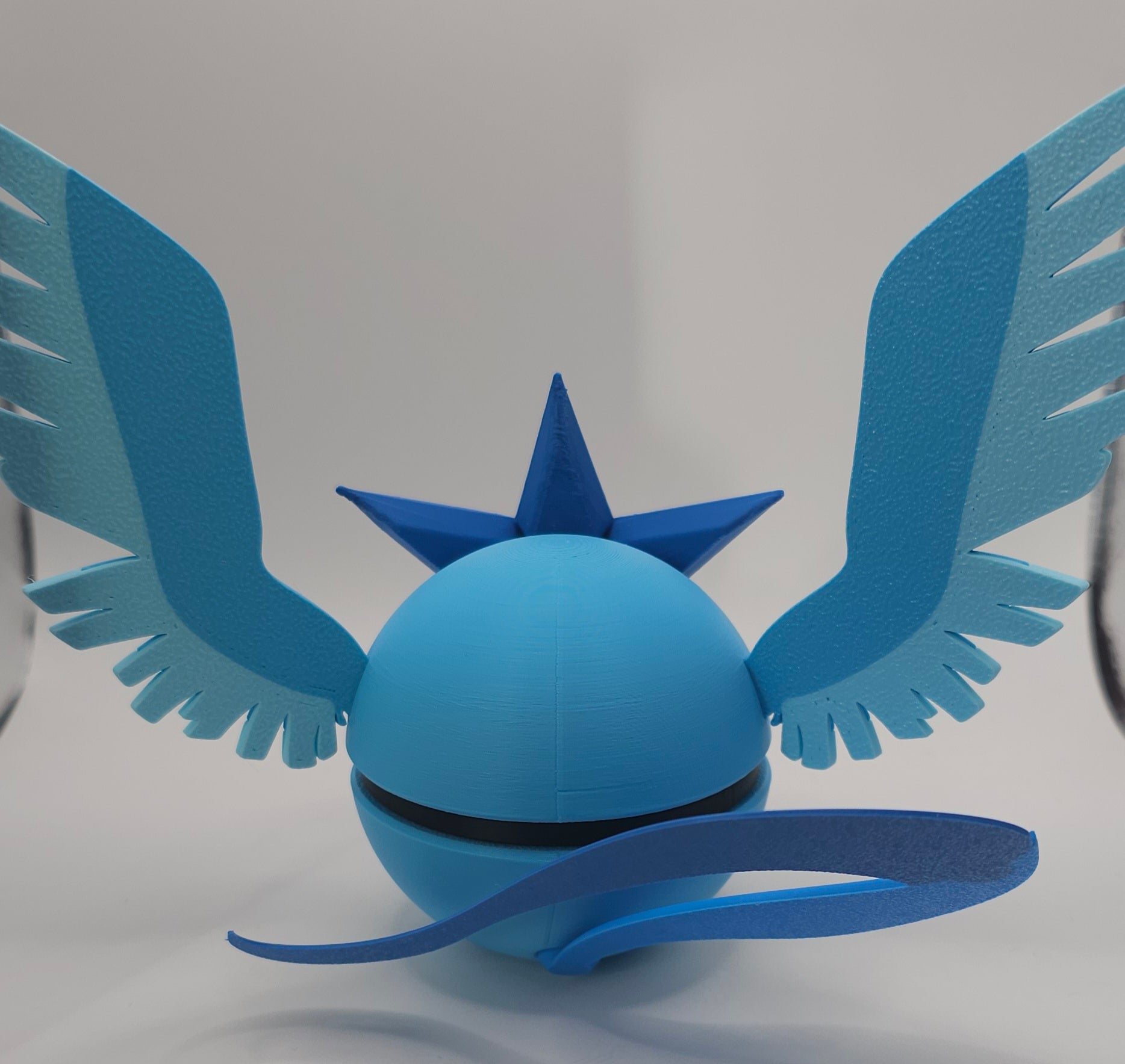 Pokemon Character Design - 3D Printed Pokeball - Articuno - Unique Display Collectible