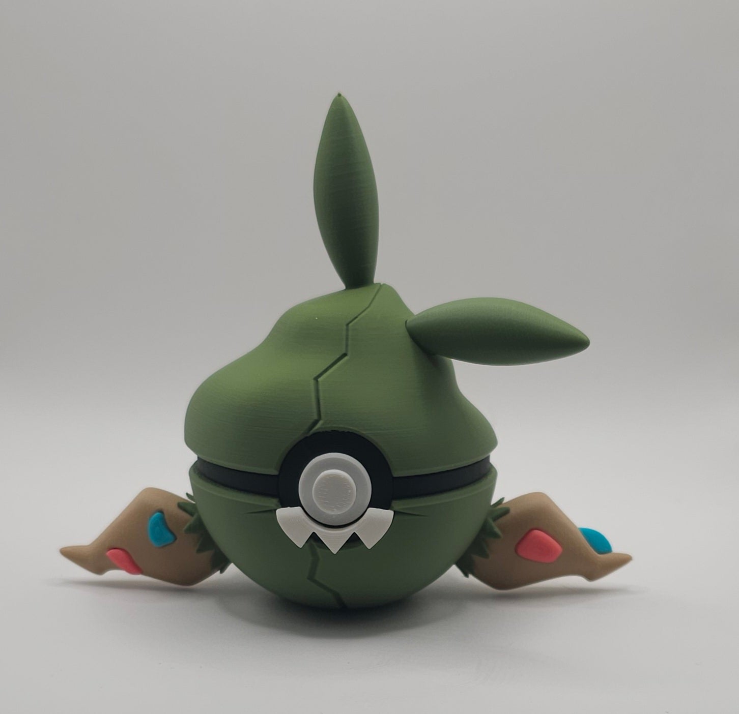 Pokemon Character Design- 3D Printed Pokeball- Trubbish- Unique Display Collectible