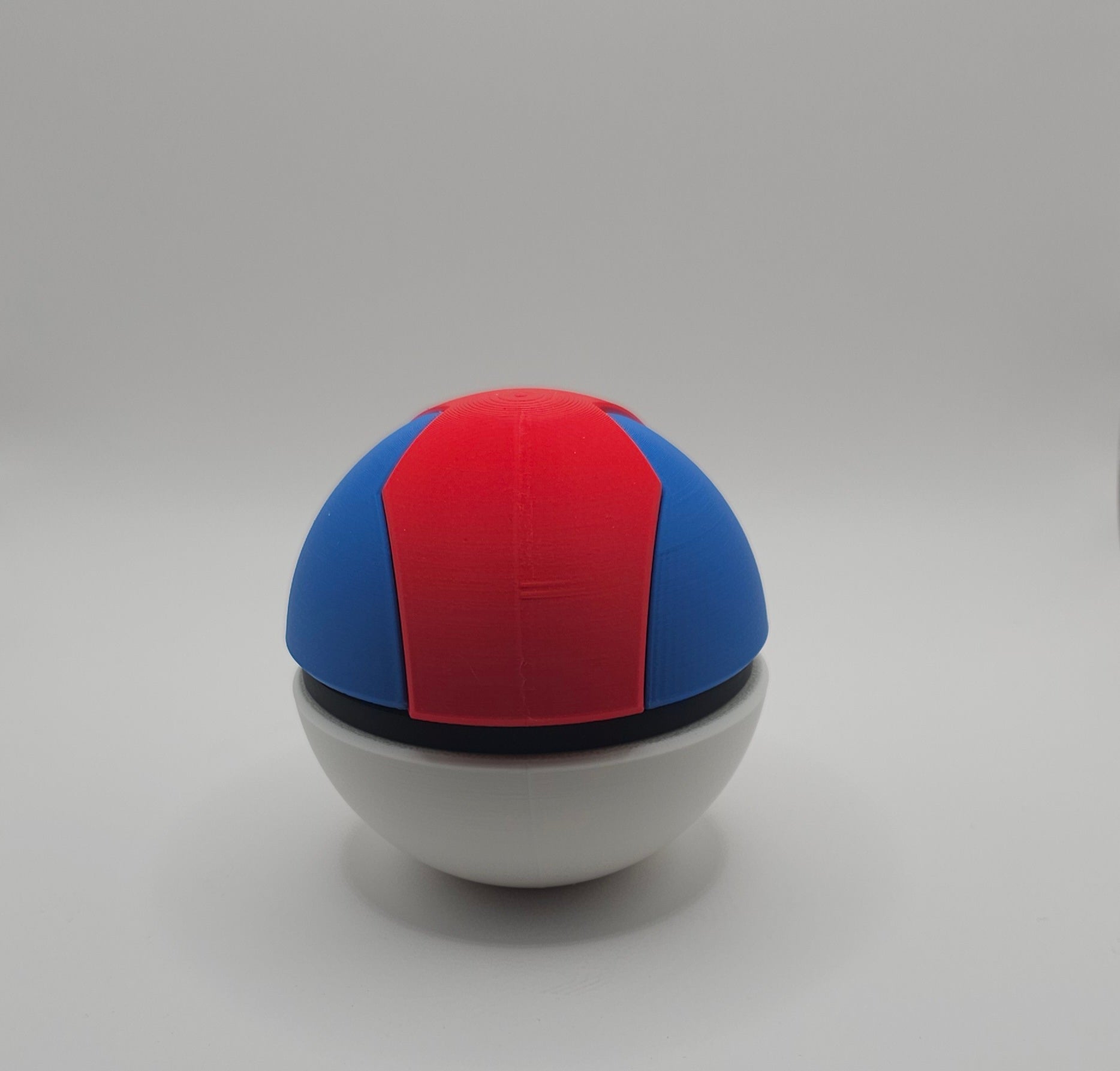 Pokemon 3D Printed Pokeball- Lure Ball Design- Unique Fan Art Collectible