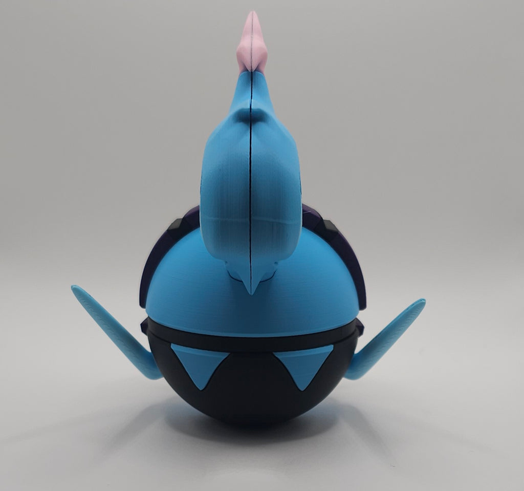 Pokemon Character Design- 3D Printed Pokeball- Ceruledge- Unique Display Collectible