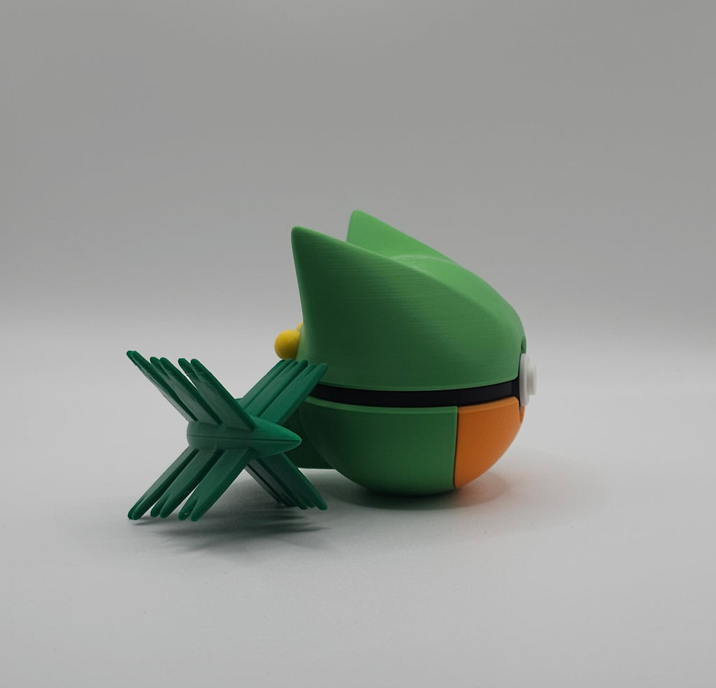 Pokemon Character Design- 3D Printed Pokeball- Sceptile- Unique Display Collectible