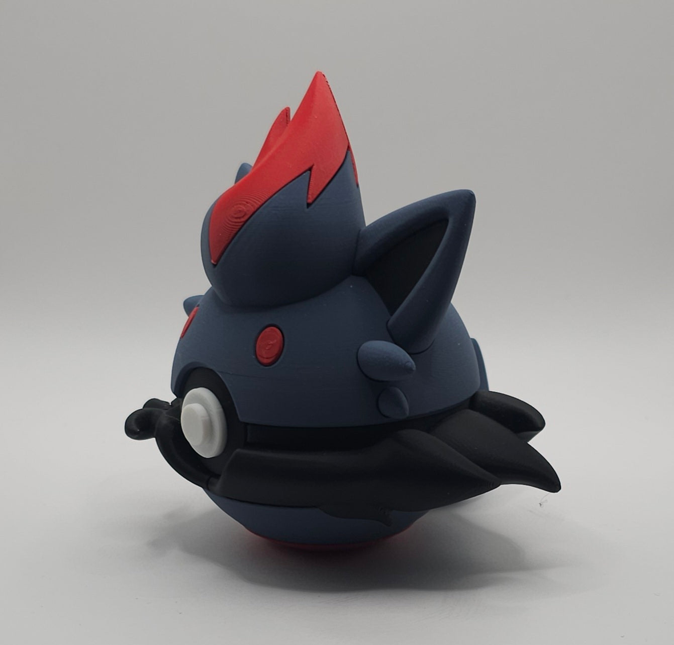 Pokemon Character Design- 3D Printed Pokeball- Zorua- Unique Display Collectible