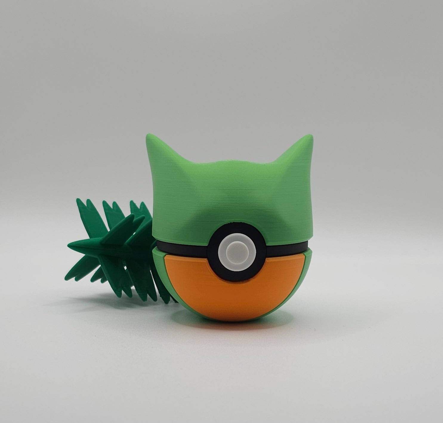 Pokemon Character Design- 3D Printed Pokeball- Sceptile- Unique Display Collectible