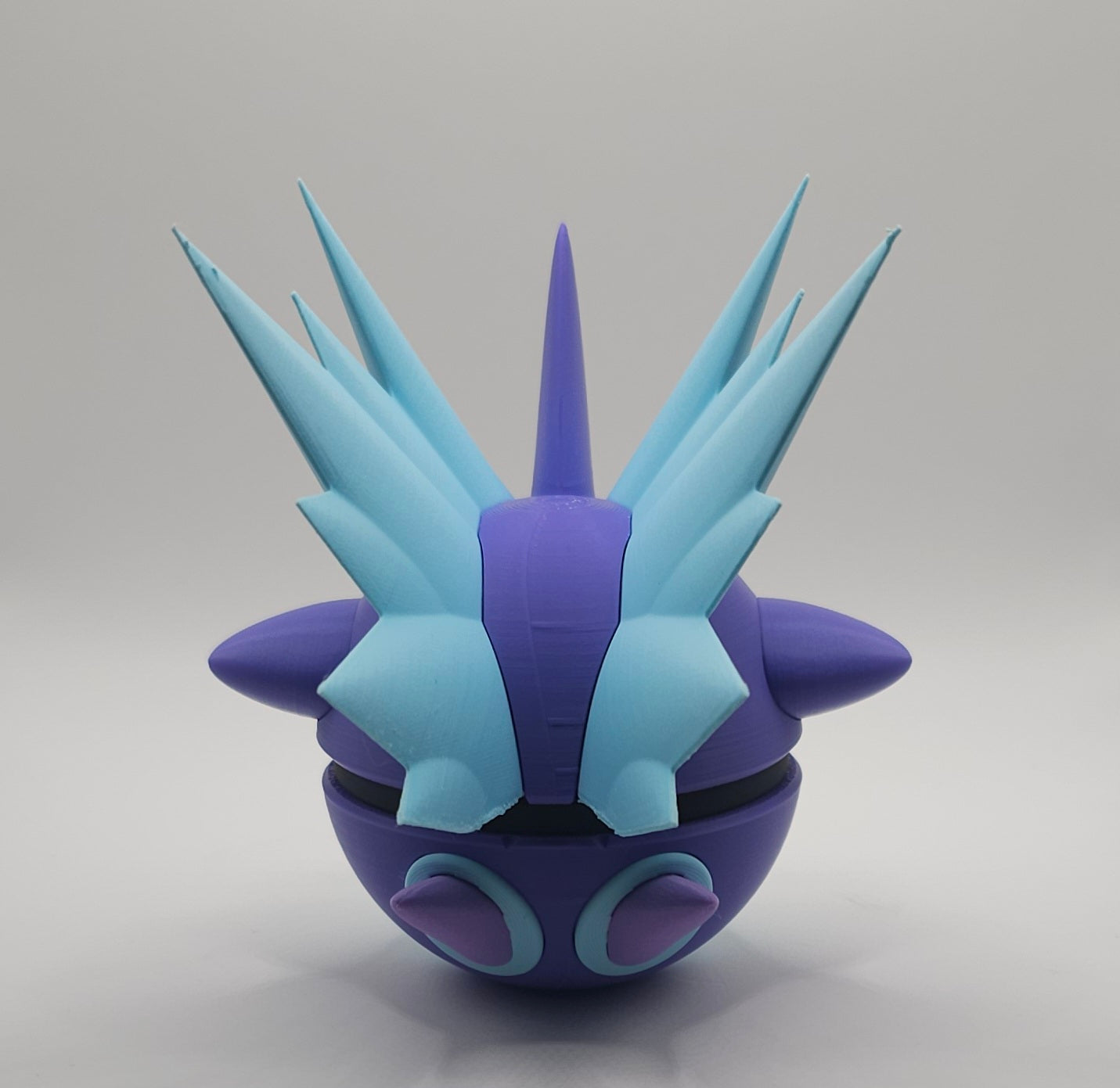 Pokemon Character Design- 3D Printed Pokeball- Toxtricity- Unique Display Collectible