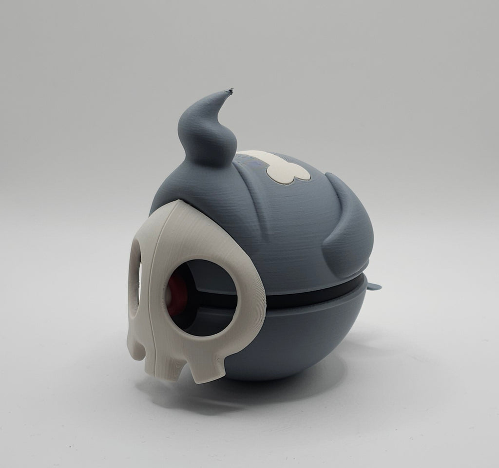 Pokemon Character Design- 3D Printed Pokeball- Duskull- Unique Display Collectible