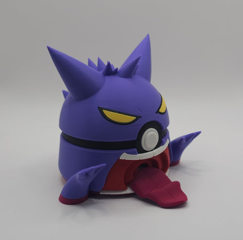 Gigantamax Gengar- Pokemon Character Design- 3D Printed Unique Display Collectible