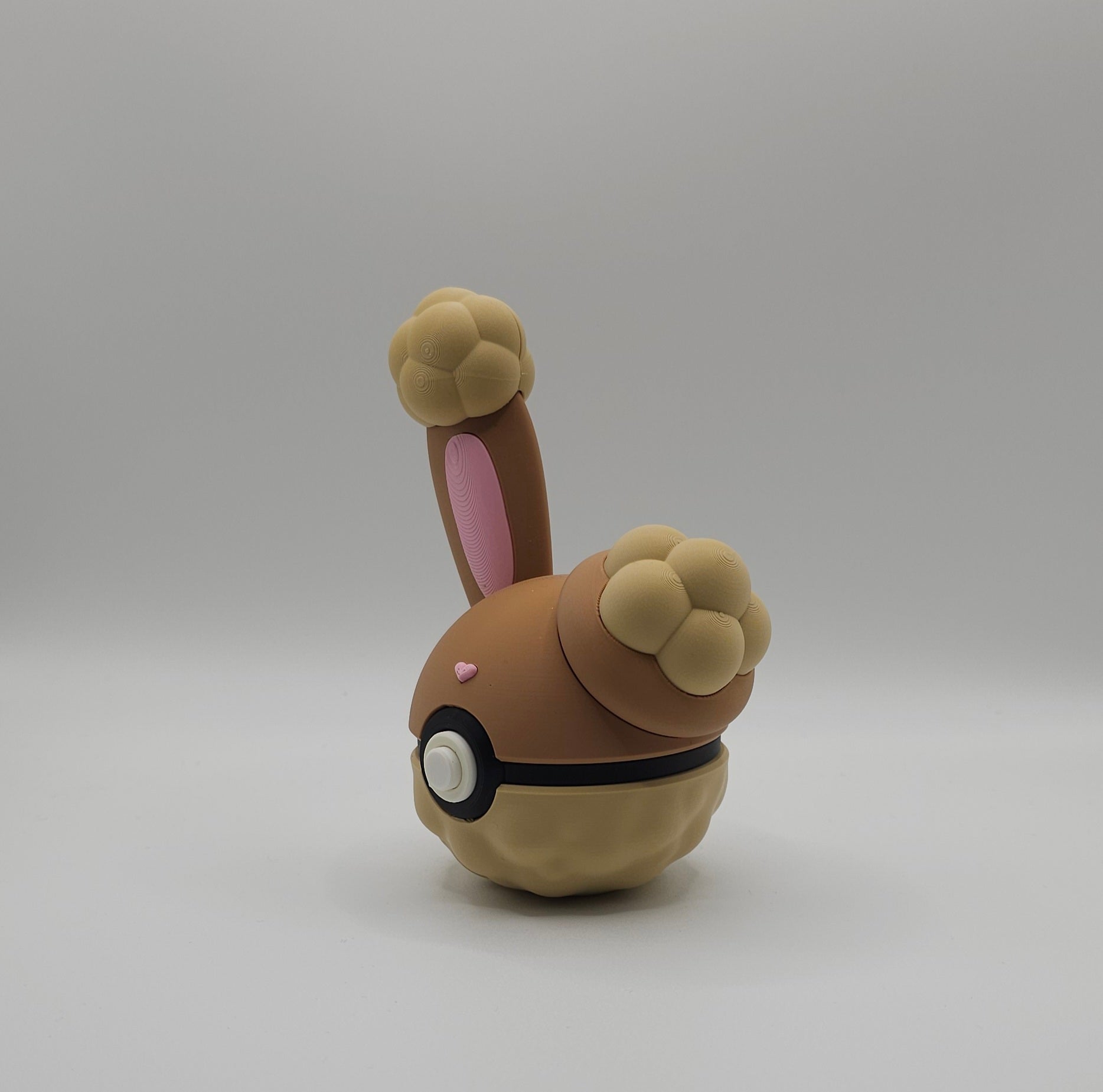 Pokemon Character Design- 3D Printed Pokeball- Buneary- Unique Display Collectible